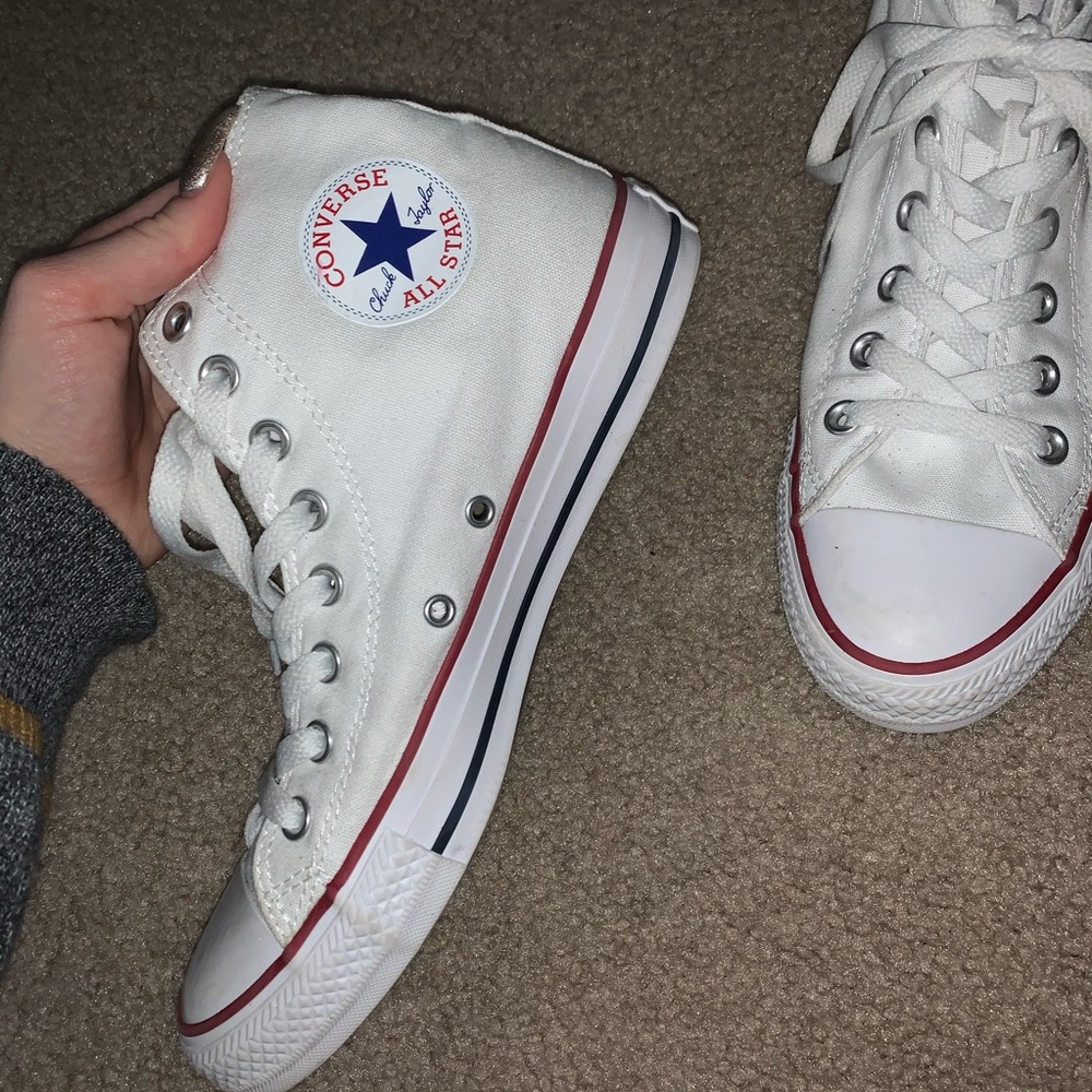 White High Top Converse
